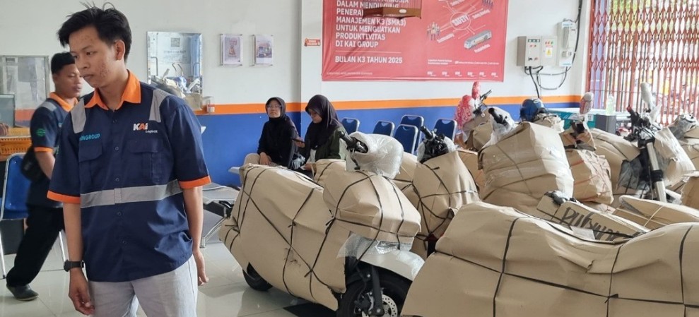 KAI Logistik Tingkatkan Layanan Pengiriman Sepeda Motor