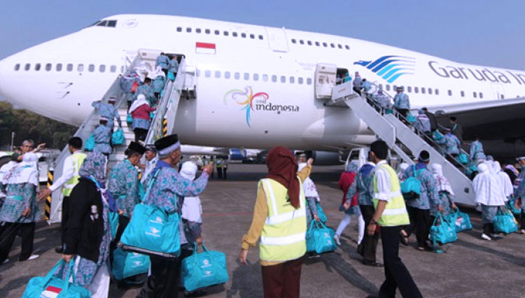 Garuda Indonesia Terbangkan 4.158 Jamaah Haji di Hari Pertama Keberangkatan Fase I Haji 2025