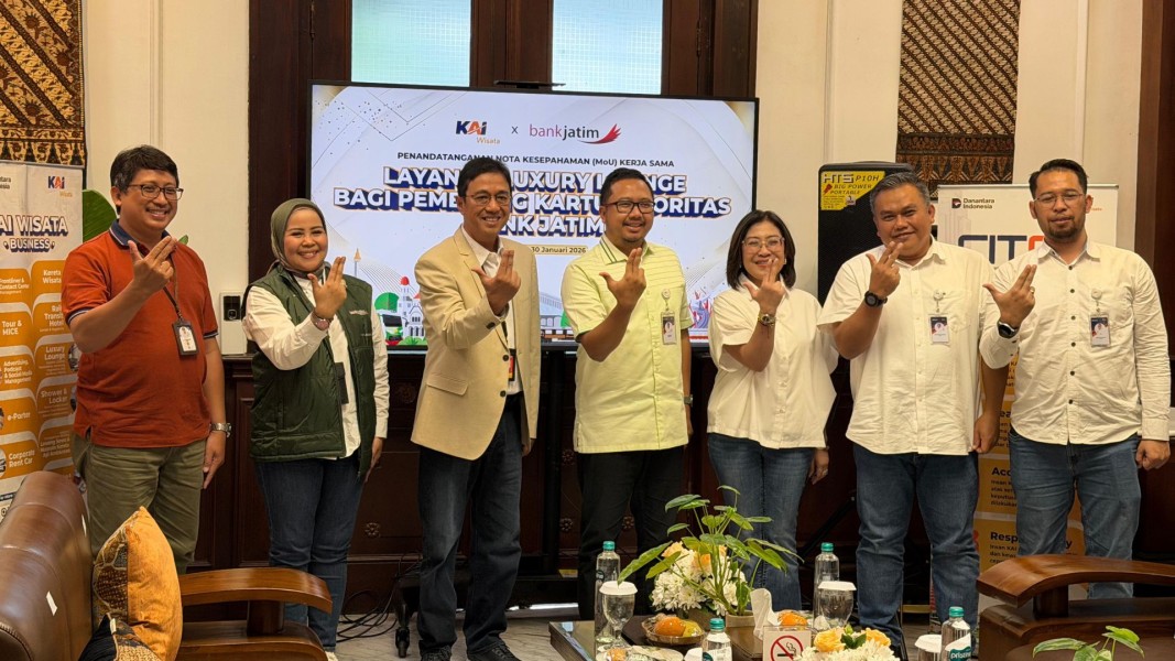 KAI Wisata dan Bank Jatim Hadirkan Akses Eksklusif Luxury Lounge bagi Nasabah Prioritas