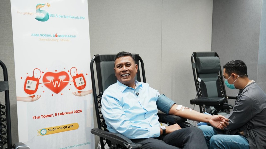 Rayakan Milad 5, Bank Syariah Indonesia Donasi 4000 Kantong Darah