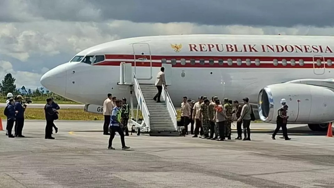 Kunjungan Prabowo ke Silangit Pantau Jembatan Bailey Tapanuli Selatan