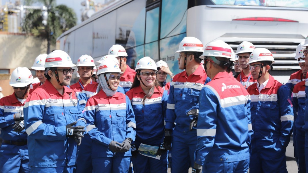 Kunjungan Green Refinery Cilacap oleh Komisaris Utama PT Pertamina dalam Kolaborasi dengan ITB