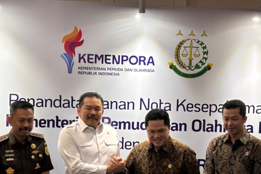 Kemenpora dan Kejagung Bersinergi Awasi Anggaran Program Kepemudaan Olahraga