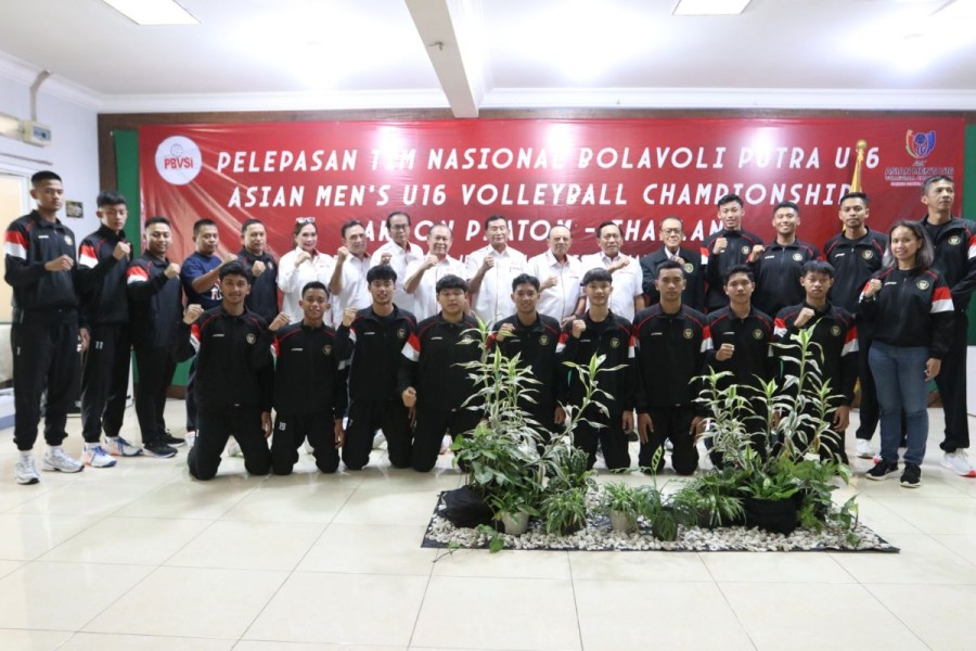 12 Pemain Timnas Voli U 16 Siap Berlaga di Asia