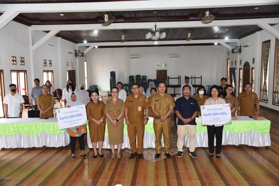 BPJS Ketenagakerjaan Serahkan Santunan Kematian Rp84 Juta