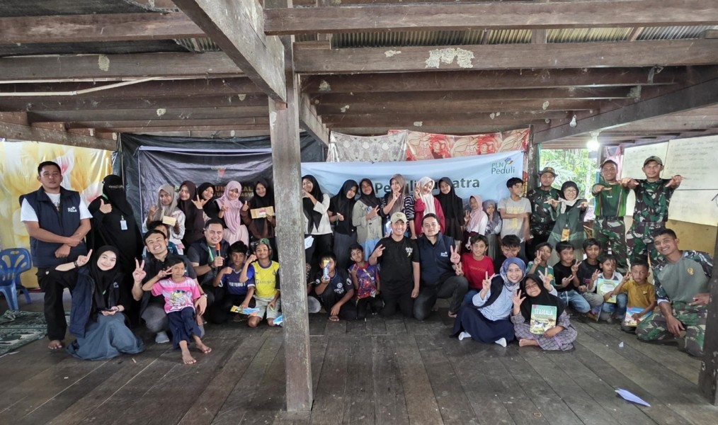PLN Enjiniring Ambil Peran dalam PLN Peduli Aceh Batch 3 dengan Hadirkan Dukungan Psikososial bagi Warga Terdampak Banjir di Nagan Raya