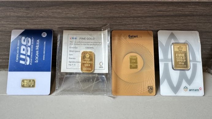 Perbandingan Harga Buyback Emas Antam, Galeri 24, dan UBS Hari Ini di Pegadaian