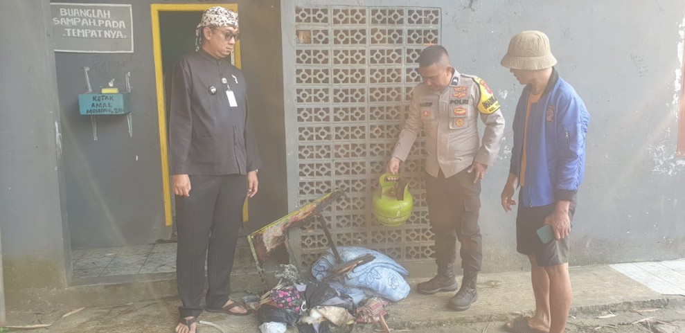 Kebocoran Tabung Gas Melon Picu Kebakaran, Suami Istri dan Anak Alami Luka Serius di Tegal