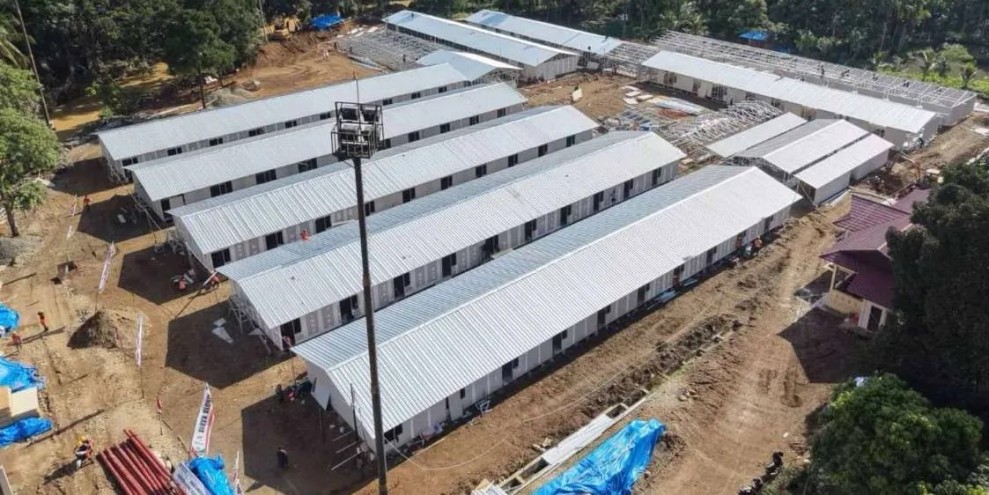 Pemerintah Mulai Pembangunan Hunian Sementara di Aceh dan Sumut