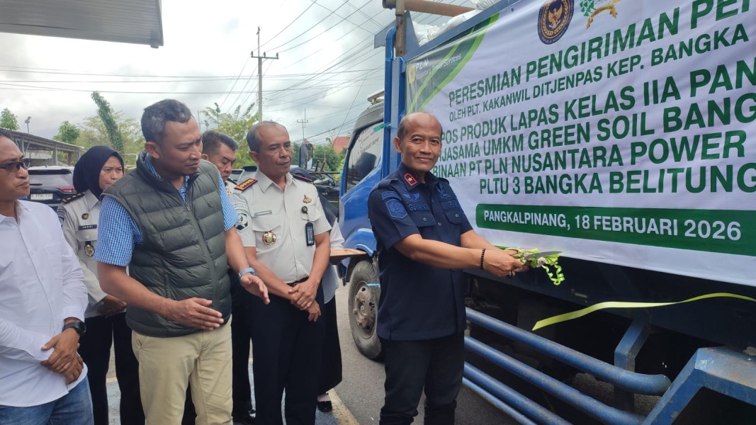 Warga Binaan Lapas Pangkalpinang Inovasi Pupuk Kompos dari Ampas Batu Bara