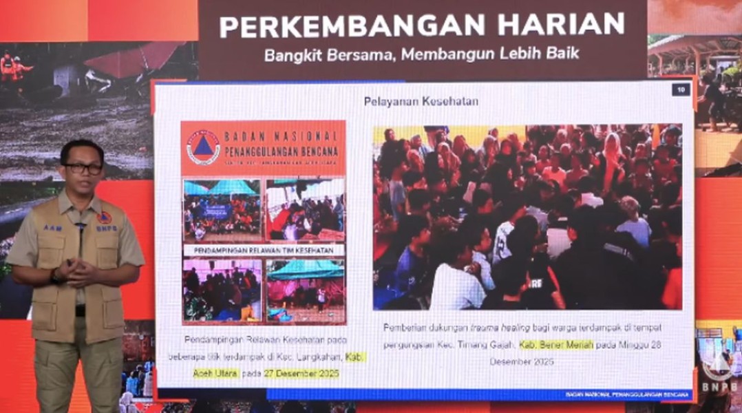 BNPB Targetkan Sekolah Aceh Utara Pulih Awal Tahun
