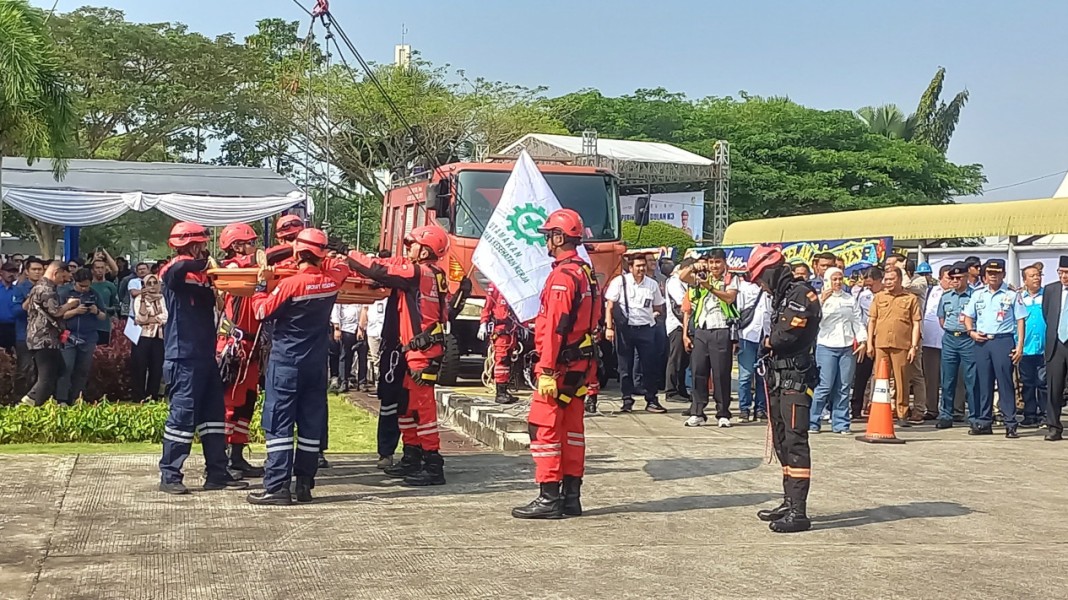 Dihadiri Wamenaker, PT Angkasa Pura Aviasi Sukses Jadi Tuan Rumah Peringatan Bulan K3