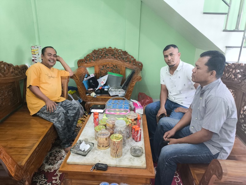 Ketua dan Anggota Fraksi Partai Nasdem DPRD Kampar Terima Kunjungan dari Unit 1 Subdit Politik Dit Intelkam Polda Riau