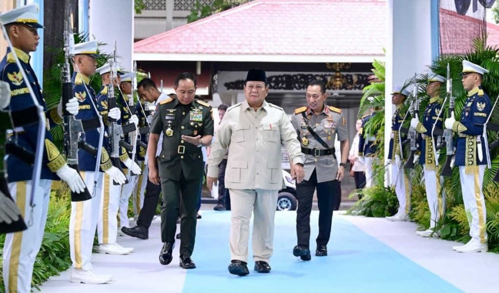 Presiden Prabowo Pimpin Rapim TNI-Polri 2026 di Istana Evaluasi Keamanan