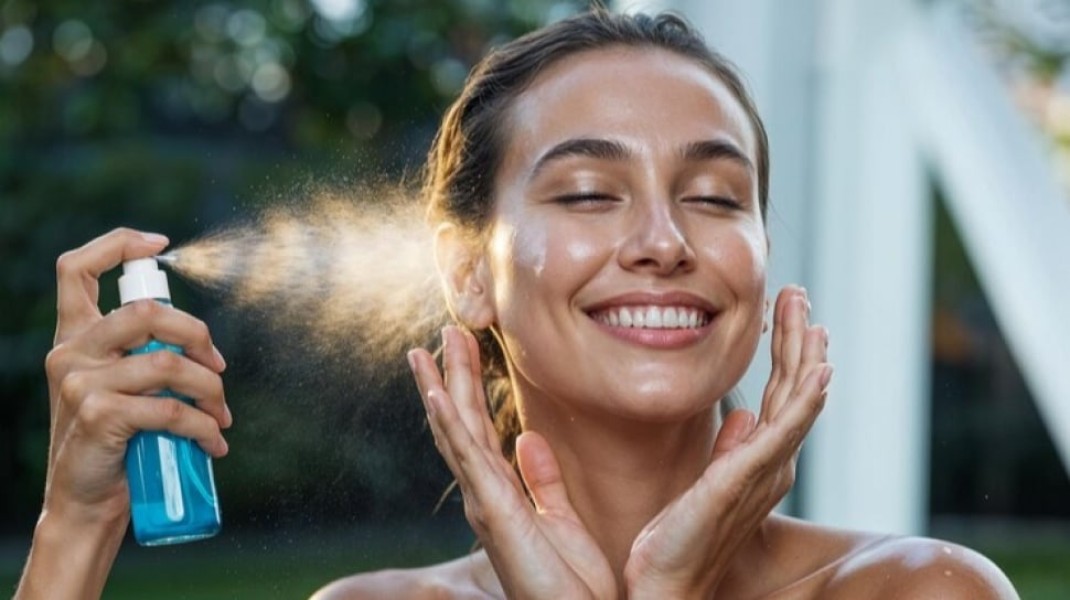 Sunscreen Spray Praktis Anti Lengket Solusi Perlindungan Kulit Seharian Aktivitas Luar Ruangan