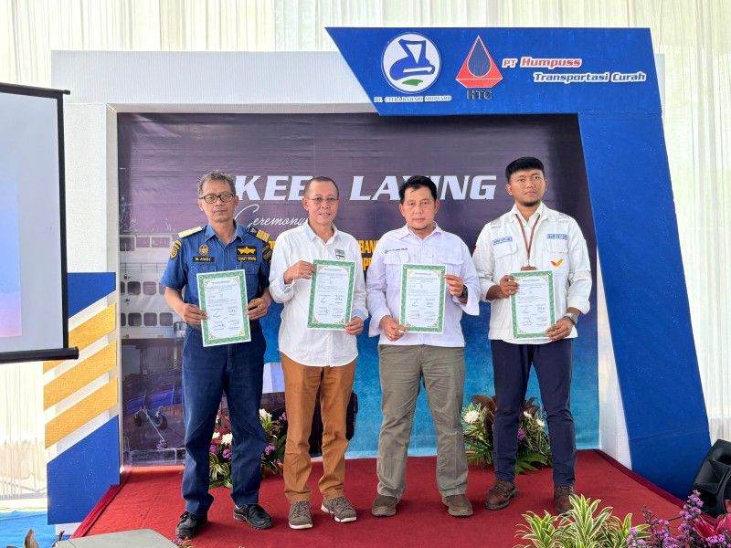 Dukung Pertumbuhan Bisnis, PT Humpuss Maritim Bangun 2 Unit Kapal SPHB
