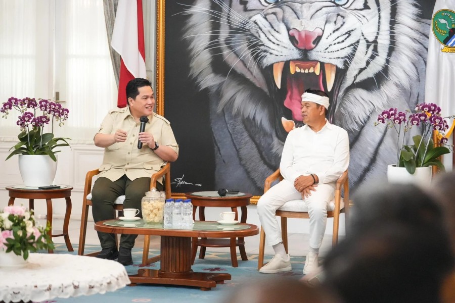 Liga 4 dan SSB Jabar Dimatangkan Dedi Mulyadi dan Erick Thohir