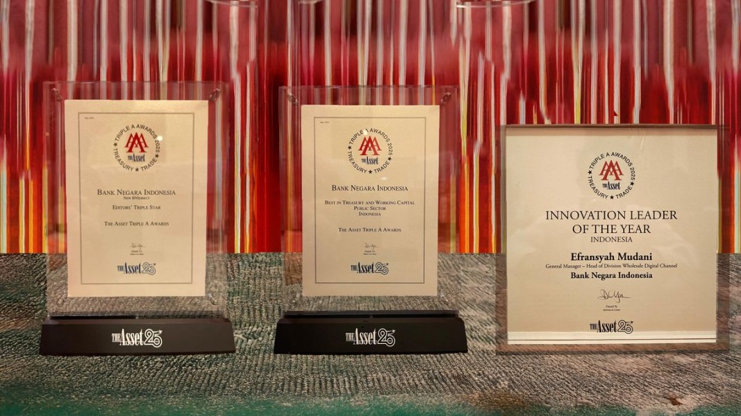 BRI Borong Tiga Penghargaan Internasional di The Asset Triple A Treasurise Awards 2025