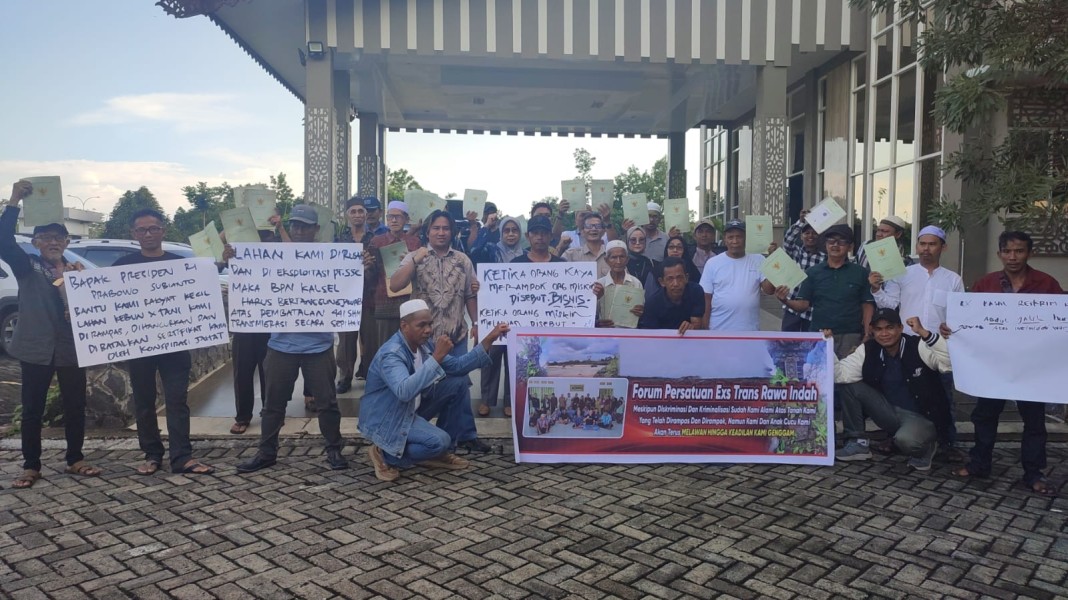 Pembatalan 700 SHM Transmigrasi Bekambit oleh BPN Kalsel Dapat Respons Aksi Damai Warga, permohonan perusahaan batu bara