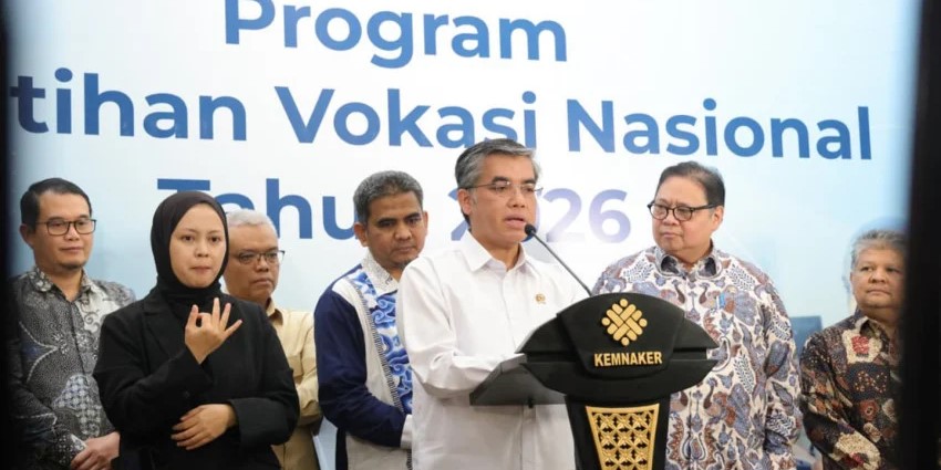 Menaker: Pelatihan Vokasi Nasional 2026 Serap Ribuan Peserta Indonesia