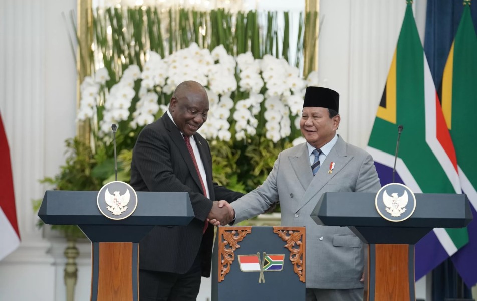 Prabowo dan Presiden Afrika Selatan Teguhkan Persahabatan Dua Benua