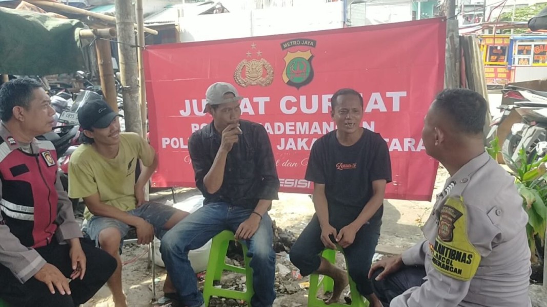 Polsek Pademangan Gelar Apel Pengamanan Jelang Aksi Unjuk Rasa di Depan PT Wijaya Karya Jakarta Utara