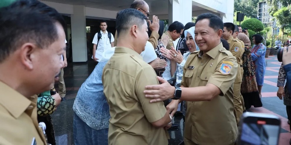 Mendagri Dorong ASN Kemendagri dan BNPP Maksimalkan Kinerja Nasional