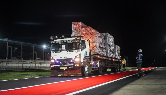 Logistik MotoGP Mandalika 2025 Tiba, Di Indonesia Siap Gelar Balapan Dunia