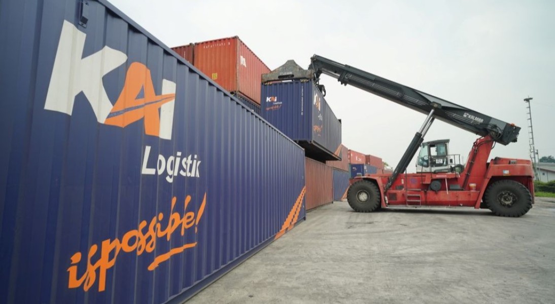 KAI Logistik Perluas Container Yard Demi Efisiensi Angkutan
