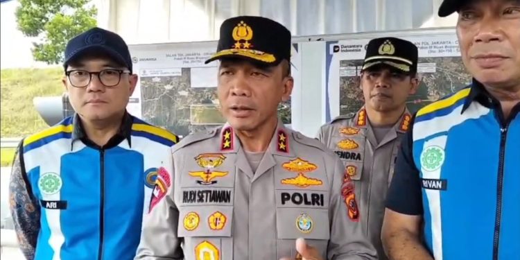 Kapolda Jabar Pantau Posko Jasa Marga Pastikan Jalur Alternatif Siap Digunakan