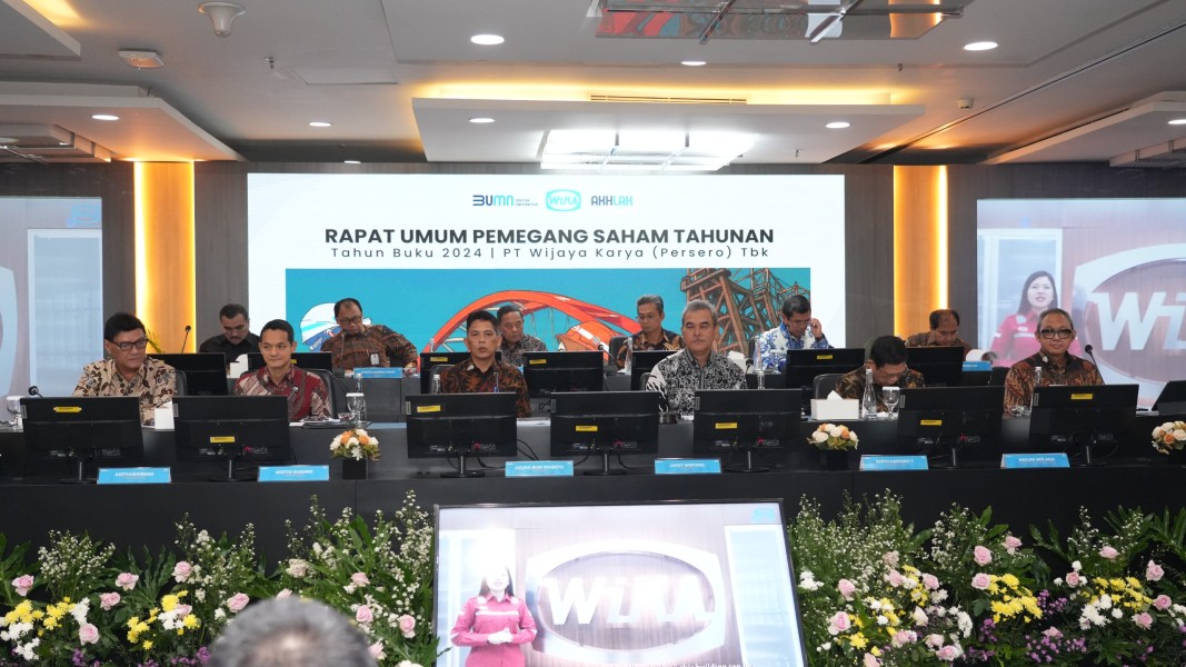 WIKA Turunkan Utang Sebesar Rp4,4 Triliun Sepanjang 2024, Sampaikan kepada Pemegang Saham dalam RUPST