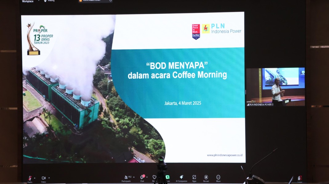 PLN Indonesia Power UBP Saguling Ikuti Coffee Morning PLN IP: Sinergi dan Komitmen Menuju Keberlanjutan Energi