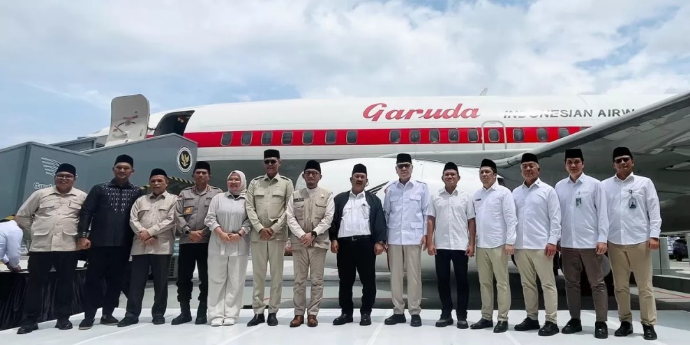 Garuda Indonesia Hibahkan Pesawat Untuk Fasilitas Manasik Haji di Aceh
