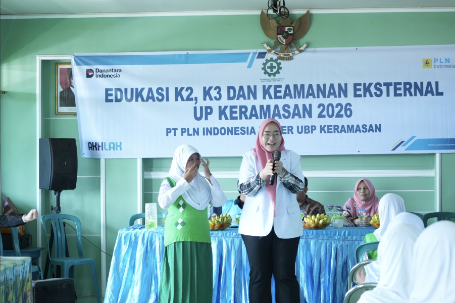 PLN Indonesia Power UBP Keramasan Edukasi K3 Anak Sehat, Belajar Semangat Tingkatkan Kesadaran Keselamatan Sejak Dini