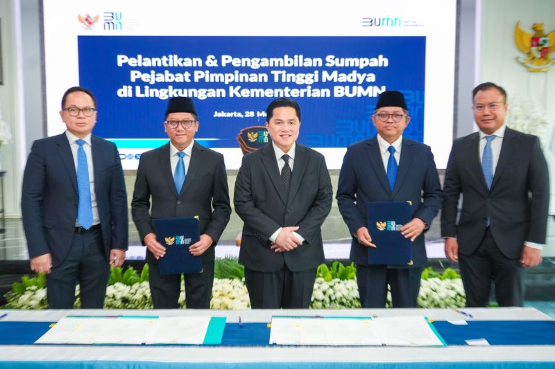 Erick Thohir Lantik Dua Deputi Baru BUMN, Perkuat Transformasi dan Konsolidasi di Era Baru