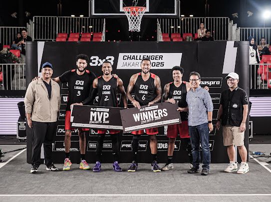 Dominasi Lugano Antar Gelar Juara Basket FIBA 3x3 Jakarta