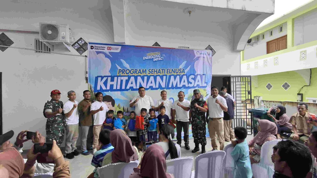 HUT Elnusa Dirayakan Lewat Khitanan Massal