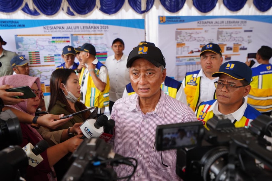 Kementerian PU Targetkan Perbaikan 14.132 Titik Jalan Nasional Jatim Selesai Sebelum H-10 Lebaran 2026