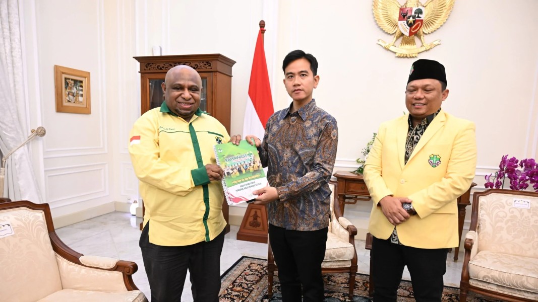 Gibran Sambut Laporan Pemuda Katolik dan Siap Perluas Ruang Dialog Mengenai Papua