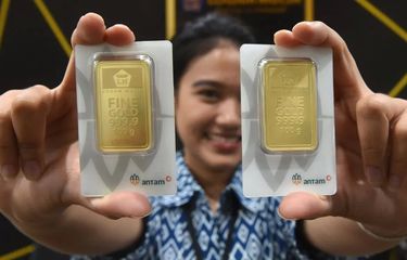 Harga Emas Antam Menguat Hari Ini Naik Rp 20.000 Senin 9 Februari 2026