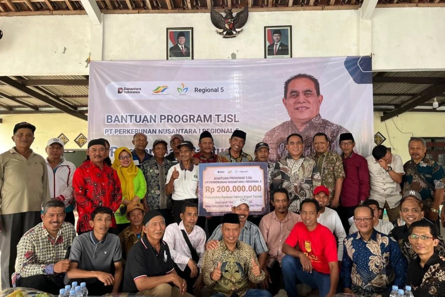 Ketahanan Pangan Blitar Diperkuat Irigasi PTPN I