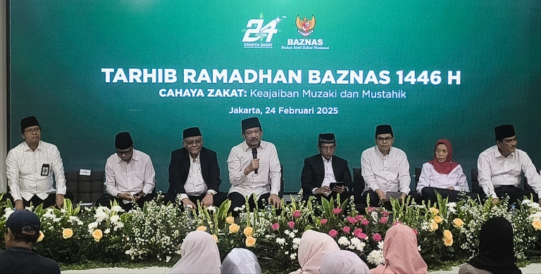 Baznas Gelar Tarhib Ramadan 1446 H, Harap Cahaya Zakat Terangi Kehidupan Manusia