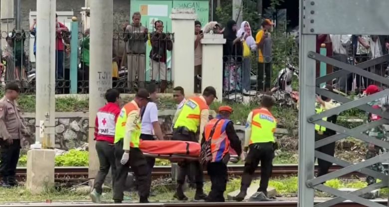 Tragis! Mahasiswi Asal Cigombong Bogor Tewas Ditabrak Kereta di Stasiun Tambun Bekasi