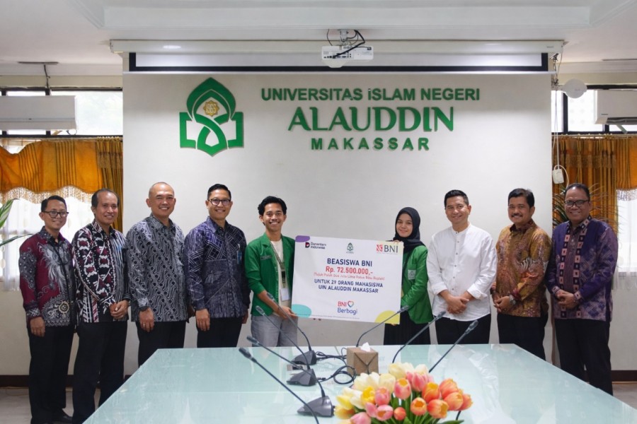 UIN Alauddin dan BNI Perkuat Sinergi Melalui Program Beasiswa Untuk Mahasiswa