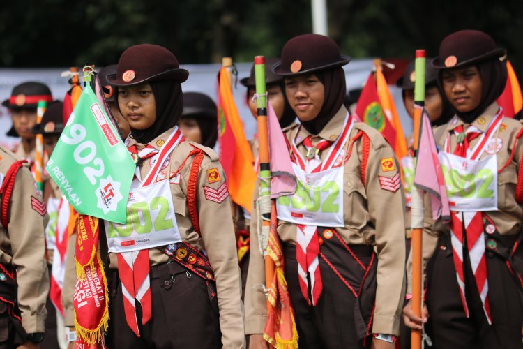 Data BPS Ungkap Pramuka Jadi Ekstrakurikuler Paling Banyak Diminati Siswa