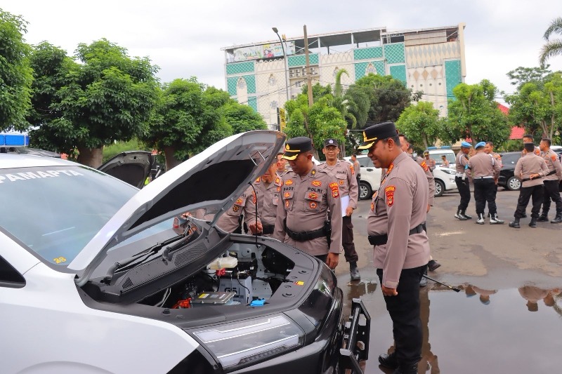 Polresta Bandarlampung Perkuat Infrastruktur Keselamatan Melalui Inspeksi Teknis Kendaraan Angkutan Besar