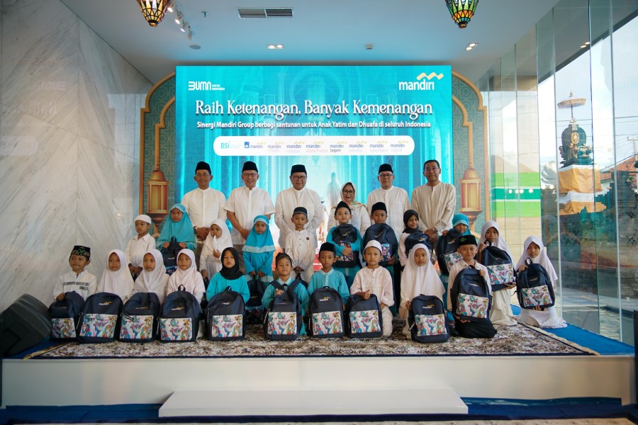 Bank Mandiri dan Ramadan Berbagi Kebahagiaan dengan 57.600 Anak Yatim dan Dhuafa