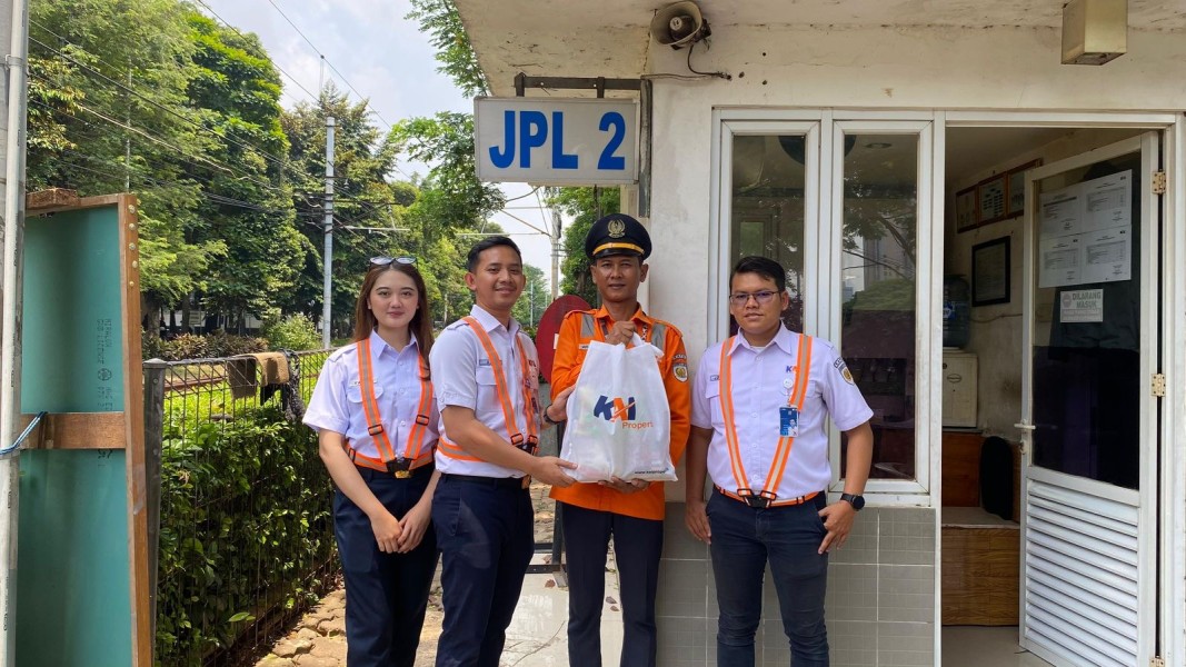 KAI Properti Tilik PJL untuk Dukung Keselamatan dan Apresiasi Petugas