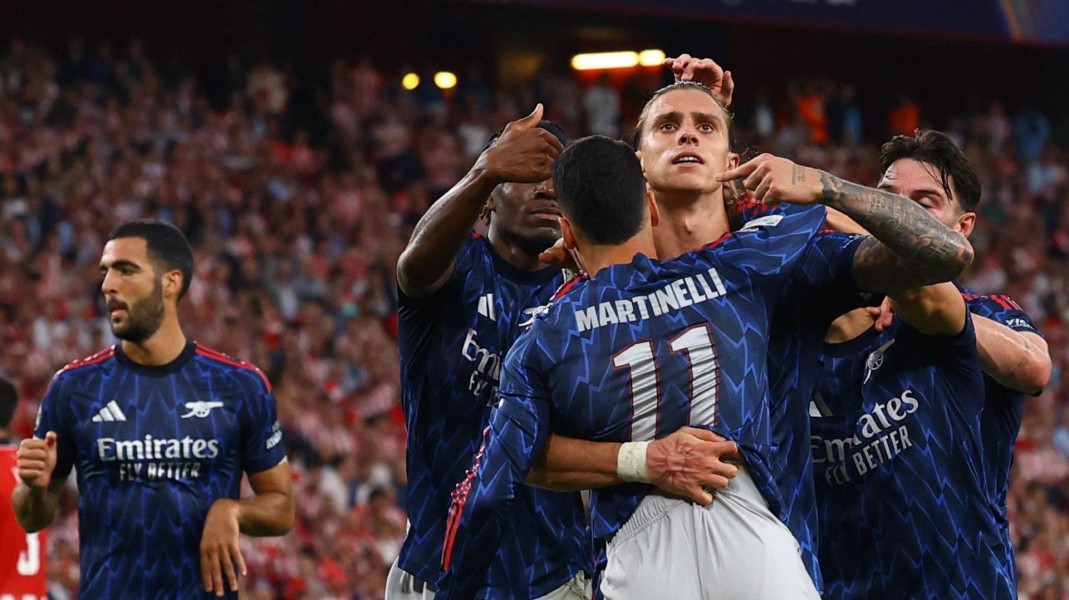 Rating Arsenal vs Athletic Club, Martinelli Jadi Pahlawan