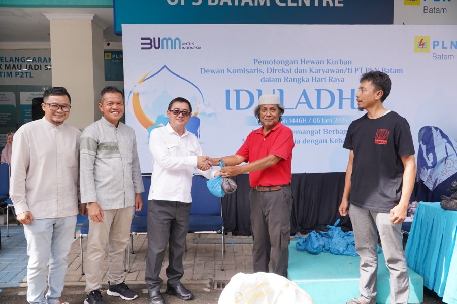 Idul Adha 1446 H, PLN Batam Gelar Penyembelihan Hewan Kurban: Komitmen Berbagi dan Doa untuk Keandalan Listrik Batam–Kepri
